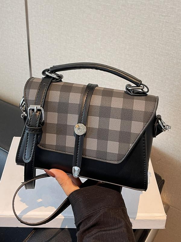 Elise | Contrast Stitch Shoulder Bag