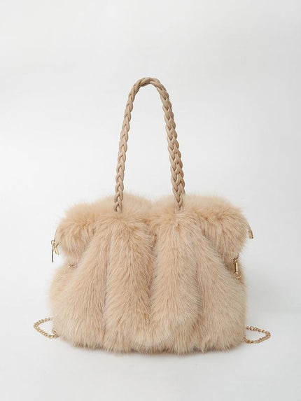 Veloura | Plush Velvet Shoulder Bag