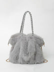 Veloura | Plush Velvet Shoulder Bag