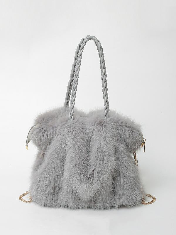 Veloura | Plush Velvet Shoulder Bag