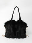 Veloura | Plush Velvet Shoulder Bag