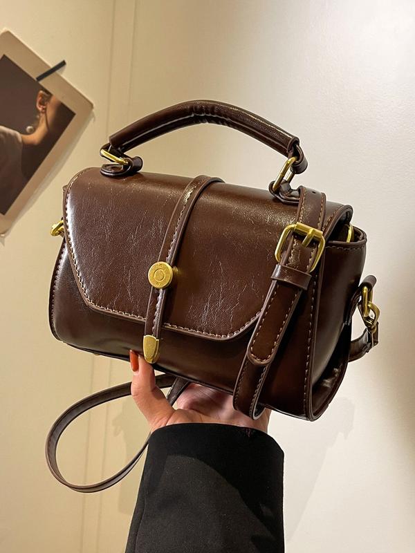 Elise | Contrast Stitch Shoulder Bag