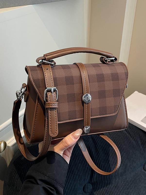 Elise | Contrast Stitch Shoulder Bag