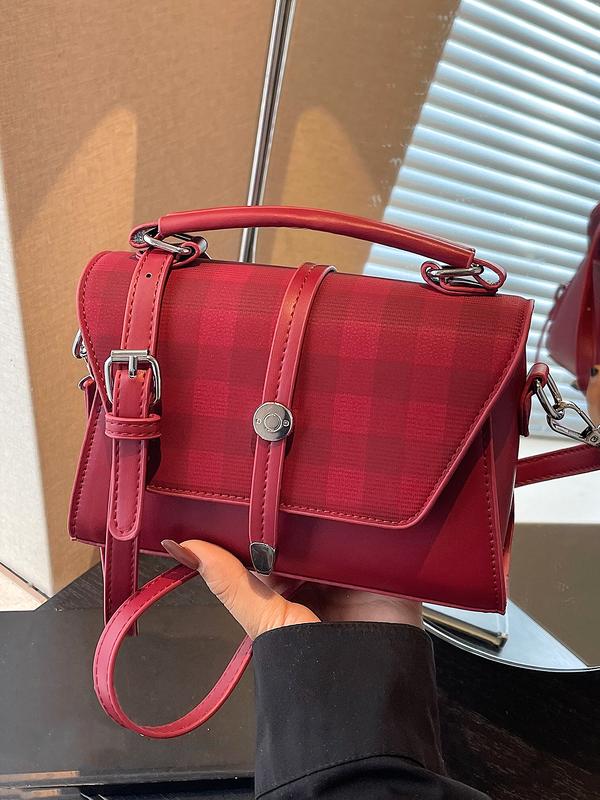 Elise | Contrast Stitch Shoulder Bag