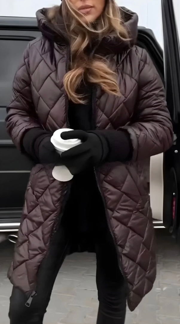 Sophia | Quilted Hooded Winter Coat
