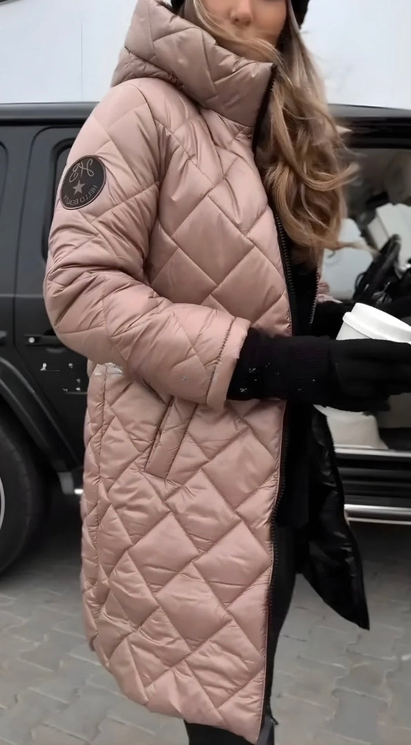 Sophia | Quilted Hooded Winter Coat