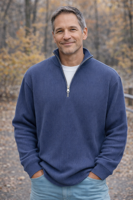 Mason | Half-Zip Knit Sweater