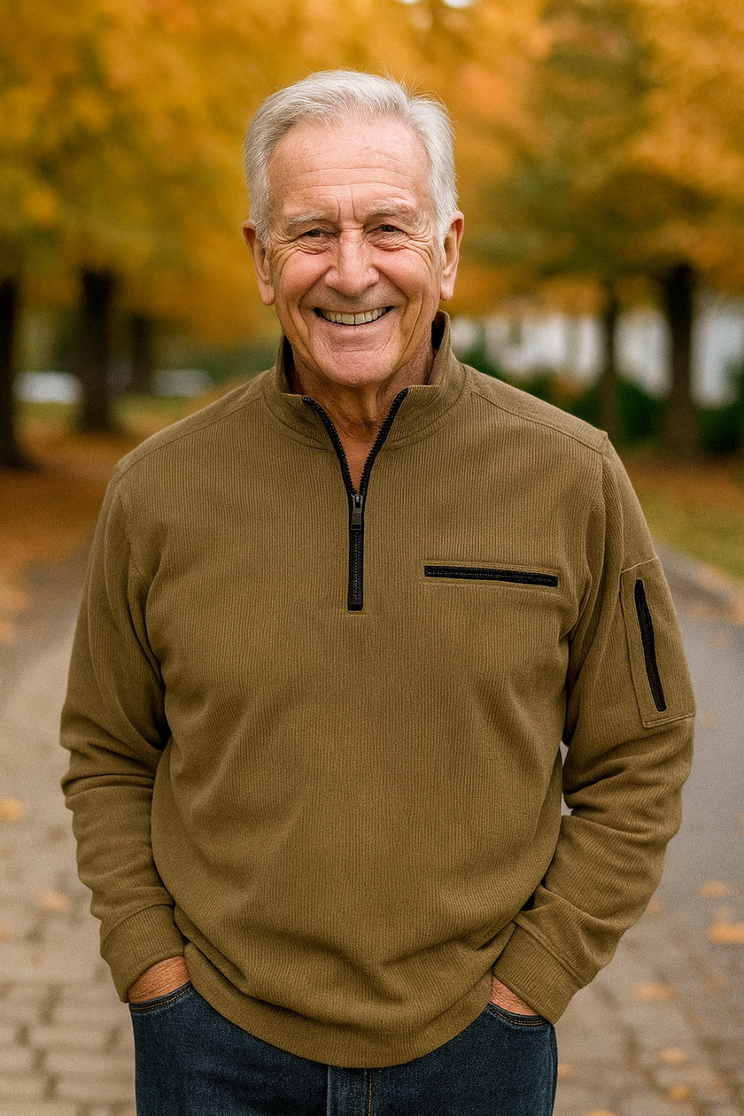 Ravik | Zip-Up Modern Shirt