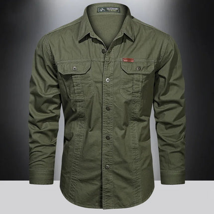 James - Men's Cotton Cargo Shirt