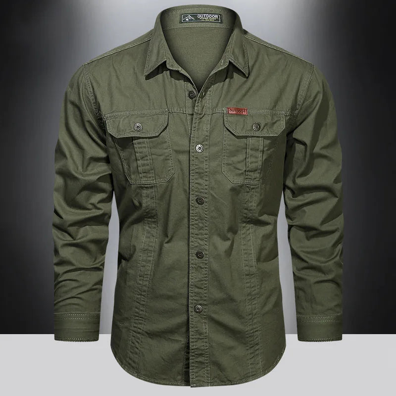 James - Men's Cotton Cargo Shirt