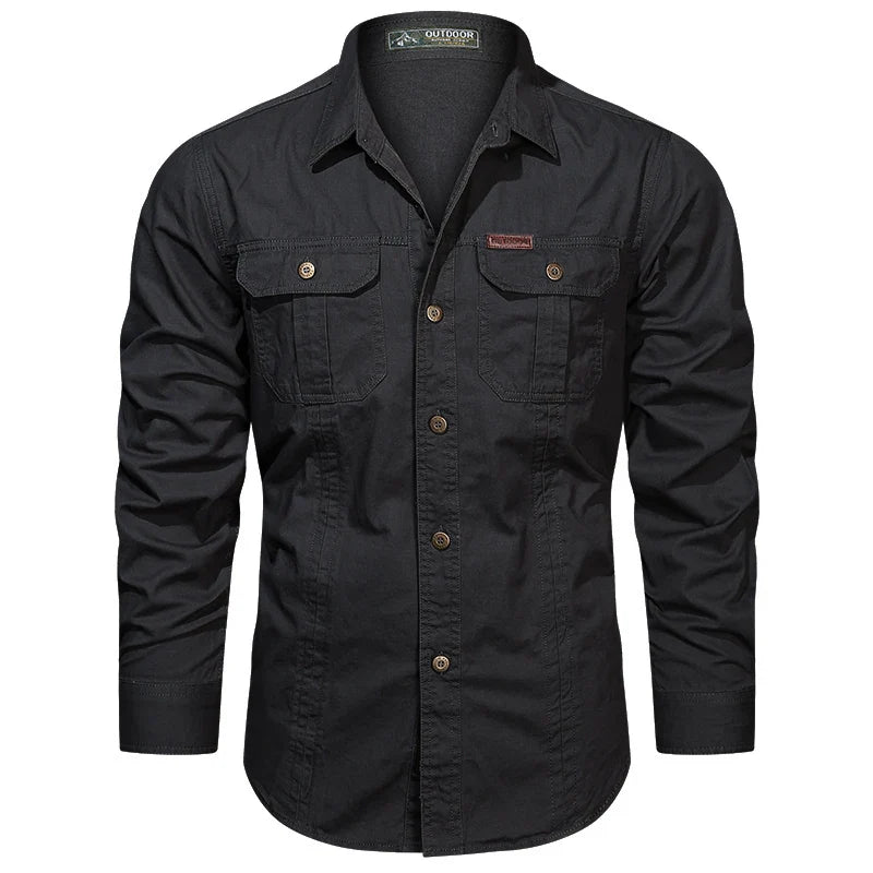 James - Men's Cotton Cargo Shirt