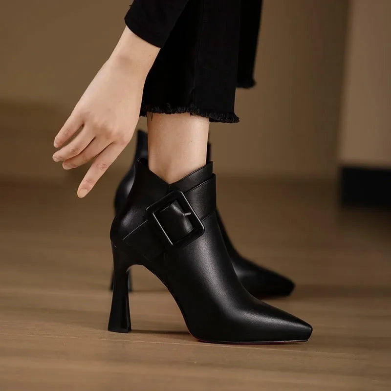 Claire | Buckle Ankle Boots
