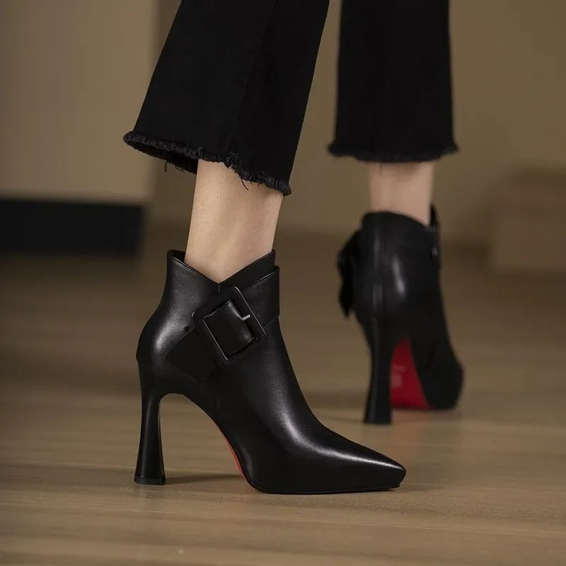 Claire | Buckle Ankle Boots