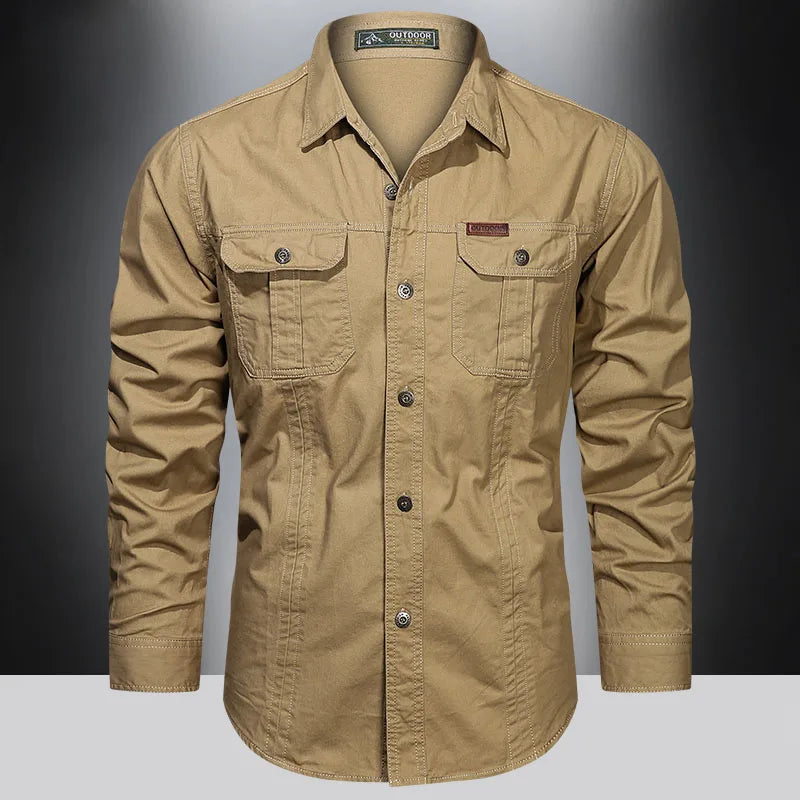 James - Men's Cotton Cargo Shirt