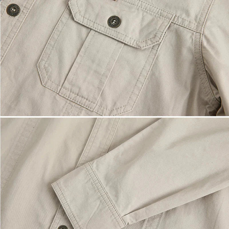 James - Men's Cotton Cargo Shirt