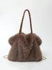 Veloura | Plush Velvet Shoulder Bag